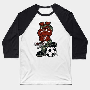 Bulldog camo Baseball T-Shirt